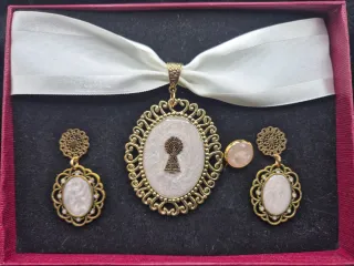 Conjunto baturra artesanal para traje regional