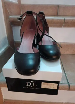 Scarpe DL vera pelle made in Italy Tg 37
