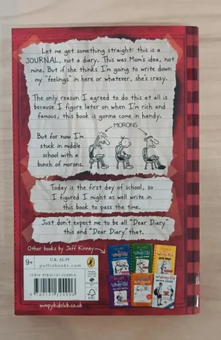 Lote 2 libros "Diary of a wimpy kid"