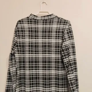 Vestido largo cuadros talla M