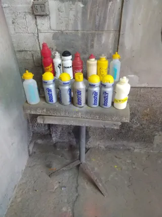 Lote bidones para bicicleta