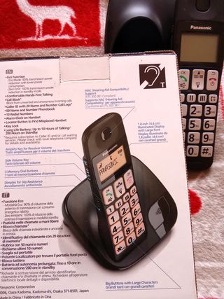 Telefono cordless Panasonic KX-TGE110