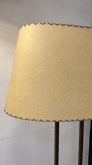 Lampada da terra vintage crema