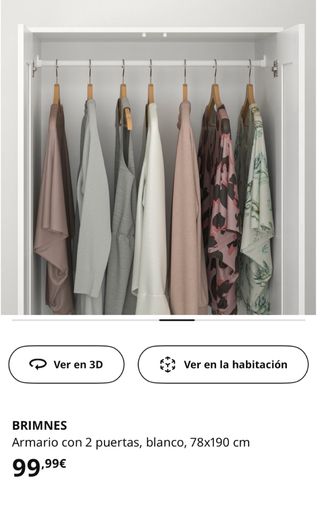 Armario 2 puertas blanco