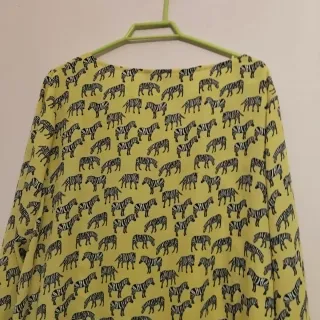 Blusa Talla XL Estampado Cebra