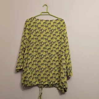Blusa Talla XL Estampado Cebra