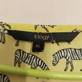 Blusa Talla XL Estampado Cebra