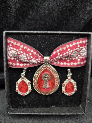 Conjunto baturra artesanal para traje regional