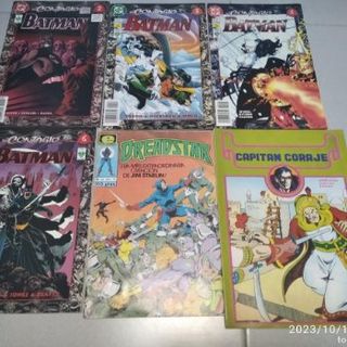 6 COMICS BATMAN CONTAGIO, DREADSTAR CAPITAN CORAJE