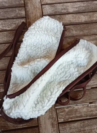 Bolso y cinturón borreguito/disfraz pastorcito