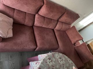 Sofá Chaise Longue Rosa Teja