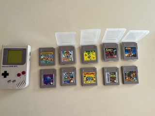 Nintendo Game Boy + 10 Juegos