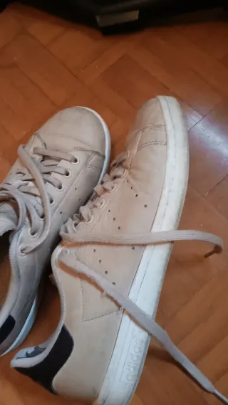 Zapatillas Adidas Stan Smith Beige/Negras