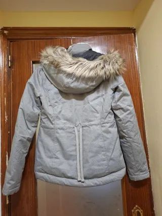 Chaqueta Hollister Talla XS Gris Mujer