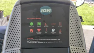 Bici Estática Gris y Negra