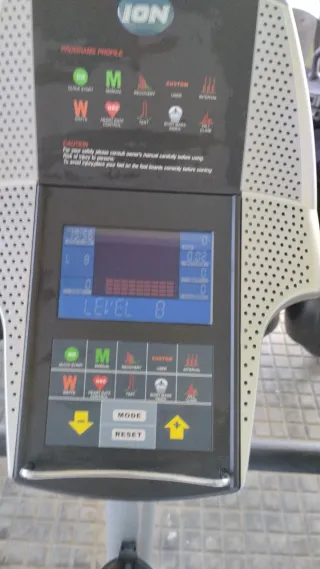 Bici Estática Gris y Negra