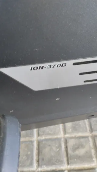 Bici Estática Gris y Negra