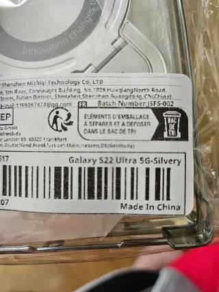 Funda Colnel Galaxy S22 Ultra 5G Plateada