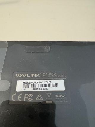 Wavlink Dock USB-C Ultra 5K Doble Monitor