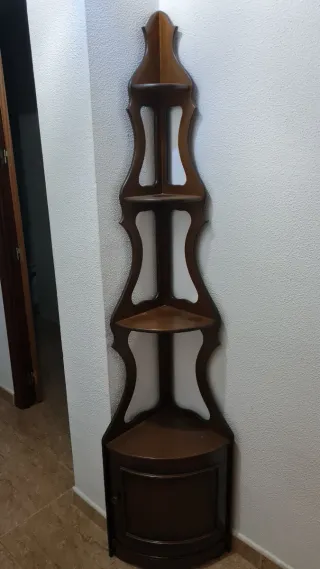 Mueble rinconera de madera