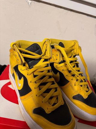 Nike Dunk High Rebel Trainers Negro Amarillo