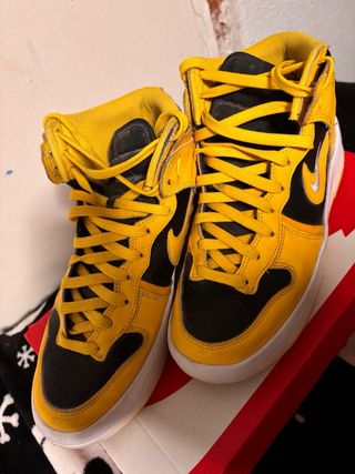 Nike Dunk High Rebel Trainers Negro Amarillo