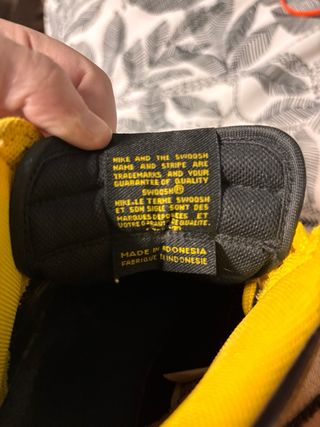 Nike Dunk High Rebel Trainers Negro Amarillo