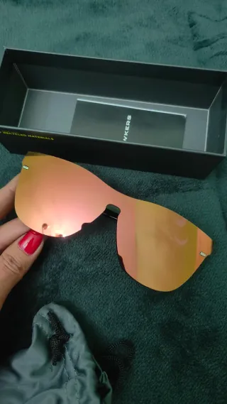 Gafas Hawkers Unisex Naranja y Negro