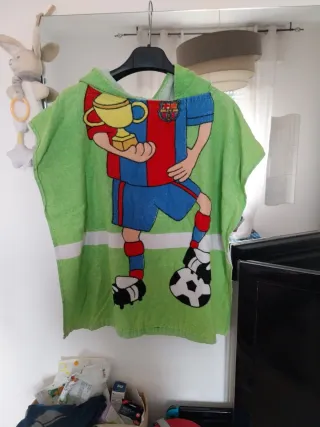 Poncho accappatoio bambino calcio