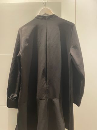 Vestido Zara Jaretas Entredós Negro