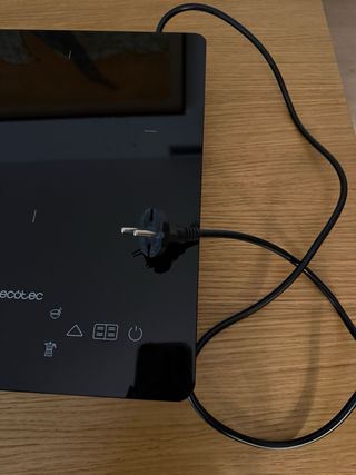 Placa Inducción Portátil Cecotec Negra