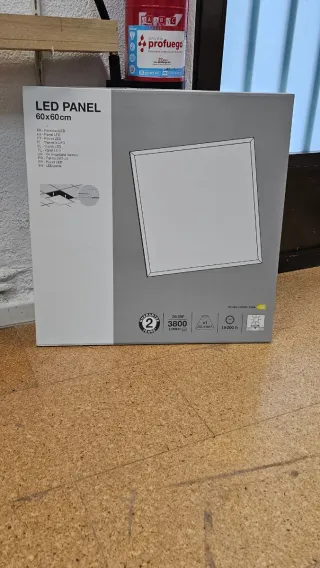 4 Panel LED 60x60cm 3800 Lúmenes