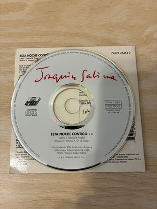 CD Single Joaquín Sabina - Esta Noche Contigo
