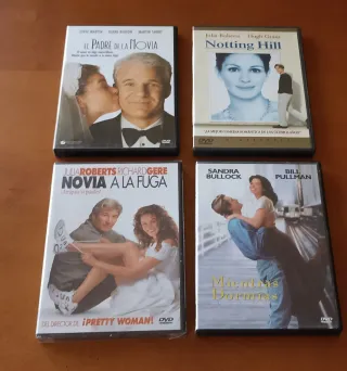 Lote 4 Películas DVD Románticas