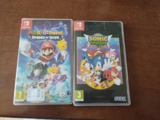 2 Giochi Nintendo Switch: Mario+Rabbids e Sonic