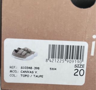 Zapatillas Igor Canvas de lona Talla 20