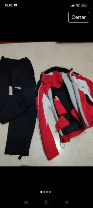 Conjunto de esquí/moto impecable