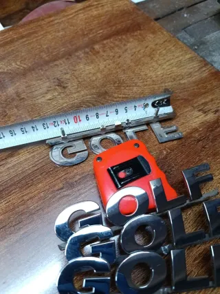 Emblema Golf VW Cromado