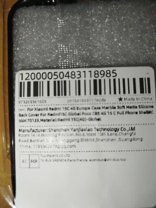 Funda Xiaomi Redmi 15 C 4G Mariposas