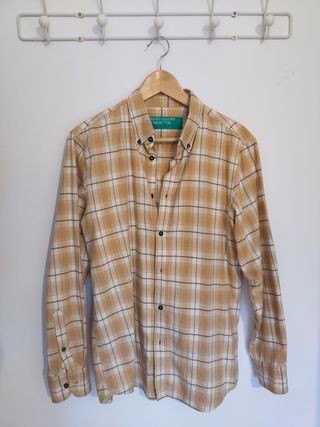 Camisa de cuadros United Colors of Benetton