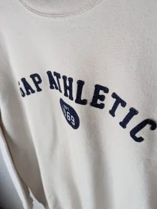 Sudadera Gap Athletic 1969 Beige Talla L