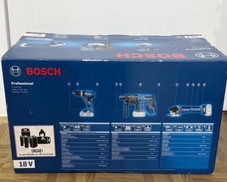 Kit Bosch 18V: Taladro, Radial y Atornillador