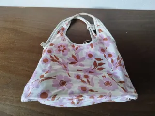 Borsa Coccinelle tessuto floreale