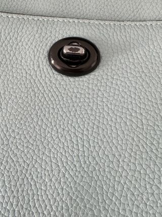 Bandolera Coach Cuero Azul