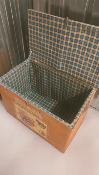 Baúl infantil Teddy Bear de mimbre