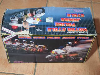 Moto Policía Jumbo 1/6 Escala Vintage