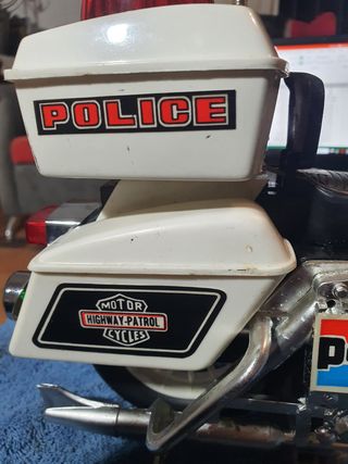 Moto Policía Jumbo 1/6 Escala Vintage