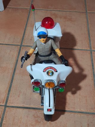 Moto Policía Jumbo 1/6 Escala Vintage