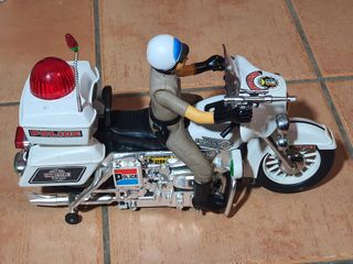 Moto Policía Jumbo 1/6 Escala Vintage