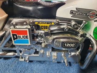 Moto Policía Jumbo 1/6 Escala Vintage